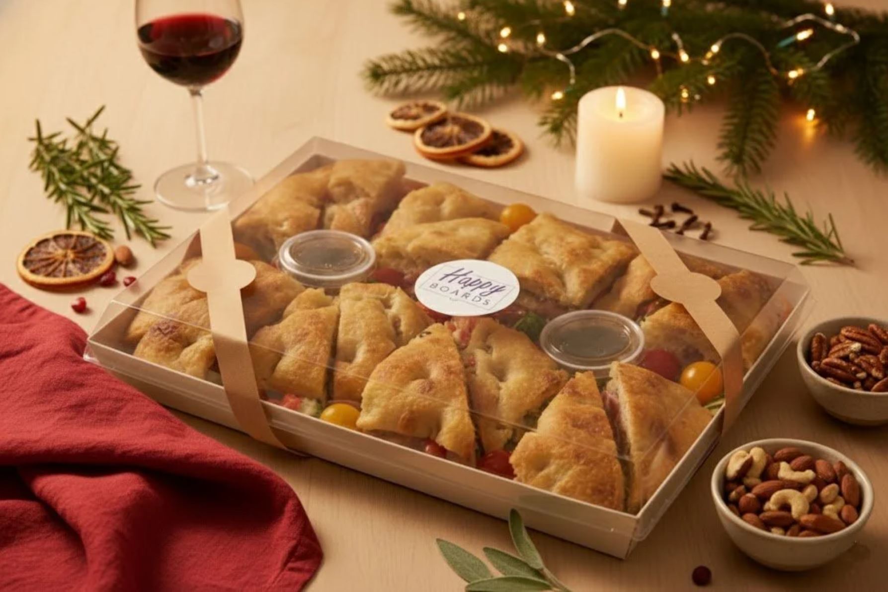 The HappyVeggie Sandwich Platter